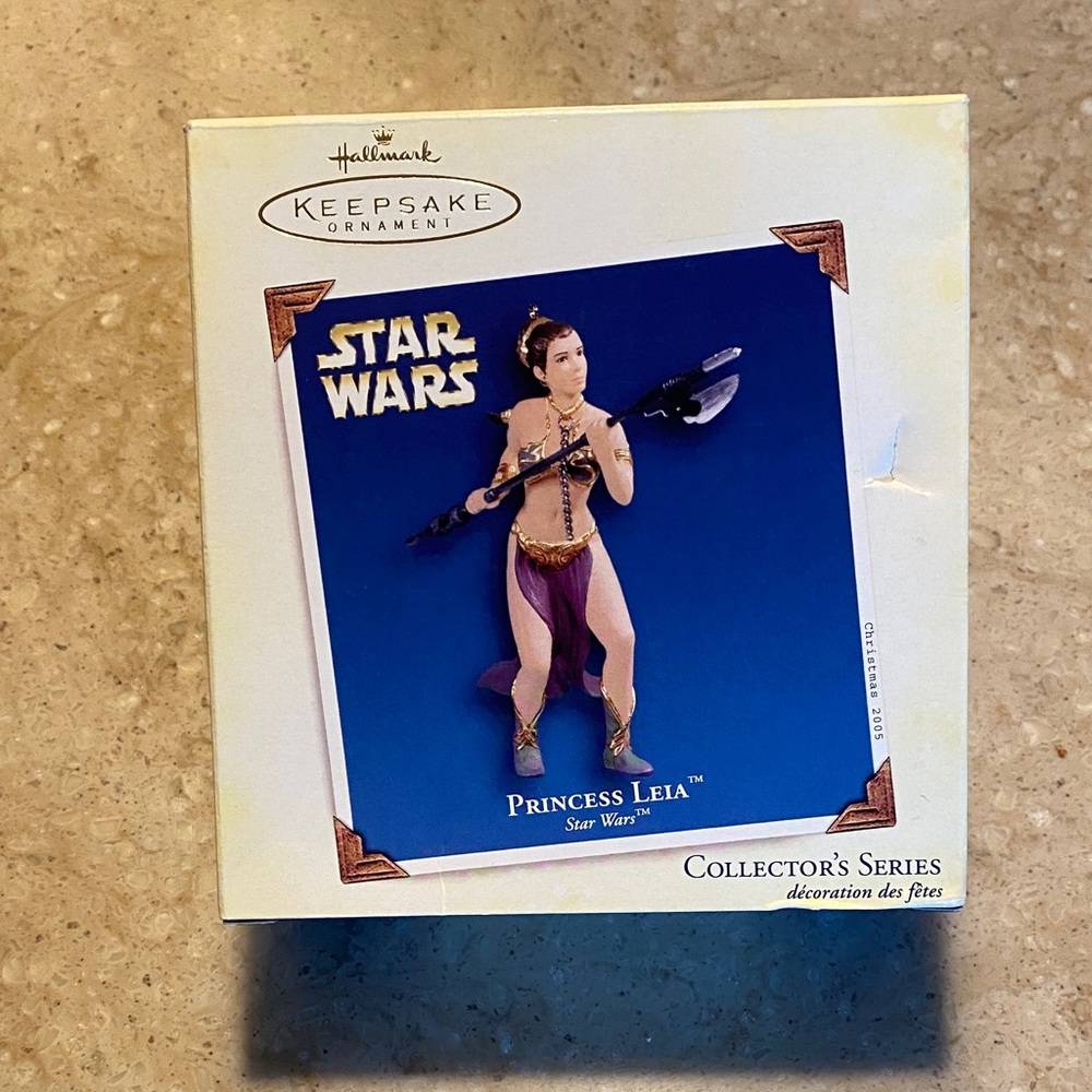 Hallmark Keepsake Star Wars Princess Leia Ornament 2005 Purple